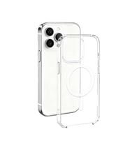 Lexroo iPhone 16 Pro Kılıf IC Çipli Wireless Şarj Özellikli Şeffaf Orjin Kılıf - Şeffaf