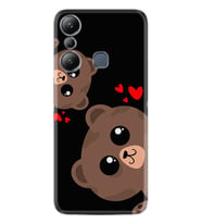 Infınix Hot 20i Kılıf Silikon Desen Özel Seri Love Animals 1780