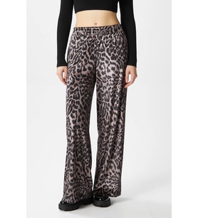 Leopar desen pantolon