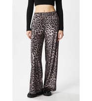 Leopar desen pantolon