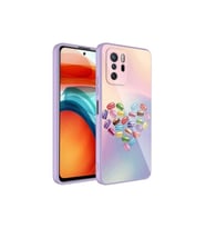 Xiaomi Redmi Note 10 Pro Uyumlu Kılıf Kamera Korumalı Desenli Sert Silikon Zore Epoksi Kapak
