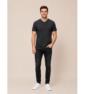 VİGOSS BATTAL V YAKA ERKEK T-SHIRT B3125-03370