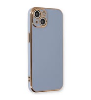 Microsonic Apple iPhone 14 Kılıf Olive Plated Lavanta Grisi