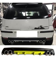 Opel Corsa C Sarı Difüzör Çiftli Yuvarlak Egzoz Görünümlü D Tip Difizör