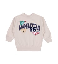 Civil Boys 96 College Nakışlı 2-5 Yaş Sweatshirt - Bej