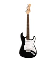 Squier 0379600506 Debut Series Stratocaster Elektro Gitar (black) Laurel Klavye, Üçlü Single-coil Manyetik Dizilimi Ve İnce Sap Profili