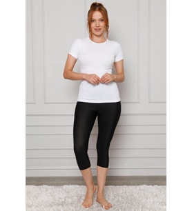 Akbeniz Microfiber Kapri Tayt 5864