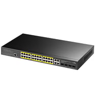 CUDY GS2028PS4-400W 24 Port Gigabit 4-SFP 400w Full PoE Yönetilebilir Switch