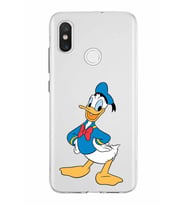 Xiaomi Mi 8 Uyumlu Kapak Donald Duck Tasarımlı Şeffaf Silikon Kılıf
