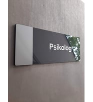 Klasik Seri Psikolog Kapı İsimliği