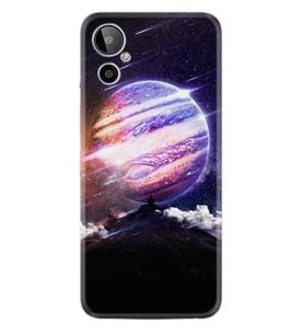 General Mobile GM 23 SE Kılıf Silikon Desen Özel Seri Super Planet 1797