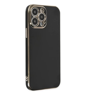 Apple iPhone 14 Pro Max Uyumlu Kılıf Volet Silikon - Siyah