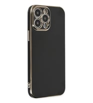 Apple iPhone 14 Pro Max Uyumlu Kılıf Volet Silikon - Siyah