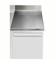 Electrolux Professional Üst Tabla, Sırtlı, 800 Mm, 1,5 Mm Kalınlıkta Üst Tabla 18 Mm Kalınlığında Ses Sönümlendirici Malzeme Ve Ayrıca 2 Paslanmaz Kayıtla Güçlendirilmiştir - Modular Line TPLA8A