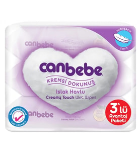 Canbebe Islak Havlu Mendil 3'lü
