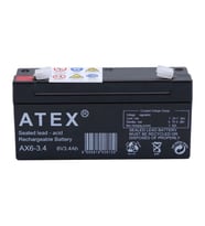 Atex Ax6-3.4 6v 3.4ah Yatay Akü