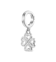 Nur Silver Sallantılı Yonca Gümüş Charm NUR-BL00186