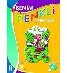 Ata Benim Renkli Dünyam Boyama Kitabı 4 (Beyaz)