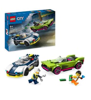 LEGO City Polis Arabası Ve Spor Araba Takibi 60415