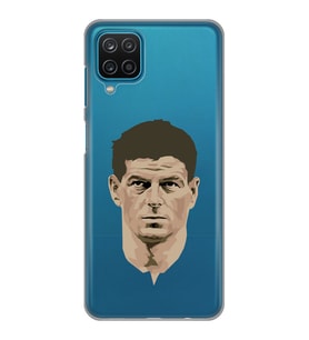 Samsung Galaxy M22 Uyumlu Steven Gerrard Tasarımlı Şeffaf Telefon Kılıfı