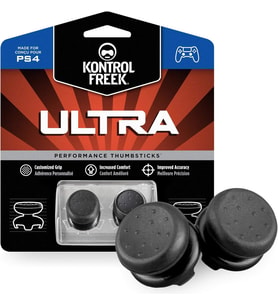 Cosmostech Kontrolfreek ULTRA PS5/PS4 Uyumlu Analog Başlık Thumbsticks - Performans Yükseltici ve Koruyucu (Siyah)