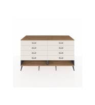Kronos Konsol 8 Çekmeceli  176x59x99 Antrasit-Çam/Aytaşı