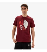 adidas HE4820 Multiplicity Graphic Erkek Bordo Spor Tişört