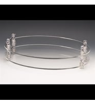60X40 AKRİLİK, KULPLU TEŞHİR STANDI/OVAL