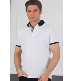 Dewberry Erkek %100 Pamuk Tişört Beyaz T8579 Jean ve Şort Kombini, Günlük Üst Giyim, Seyahat Gardırobu