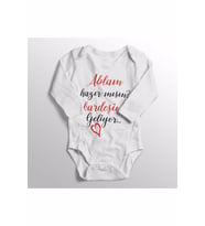 Ablam Hazır Mısın Kardeşin Geliyor Baskılı Bebek Zıbını