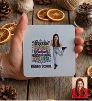 Kişiye Özel Karikatürlü Herkesin Favorisi Olamam Bardak Altlığı Doğum Günü Hediyesi