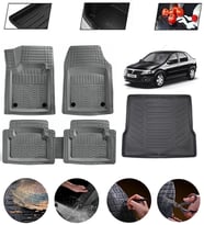 Dacia Logan 2004-2012 Uyumlu Paspas Araca Özel Bagaj Havuzu MBS Gri