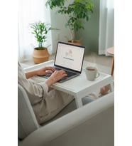 Katlanır Laptop Sehpası Yatak Koltuk Üstü Çalışma ve Kahvaltı Masası
