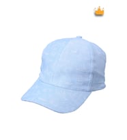 4-8 Yaş 52cm Erkek Çocuk Yazlık Desenli Ayarlanabilir Şapka Kep Mavi Y2321005