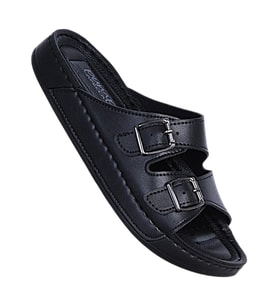 Apella 485-15 Pump Siyah Kadın Düz Terlik