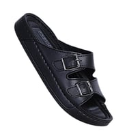 Apella 485-15 Pump Siyah Kadın Düz Terlik