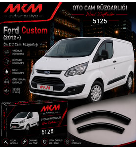 Ford Custom (2012>) 2'li Ön Mugen Cam Rüzgarlığı