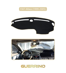 FIAT Albea 1999-2005 Modellerine Uygun eskiTORPİDO KORUMA HALISI BEJ KENAR