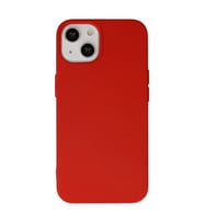 Apple İphone 14 Plus Kılıf Nano İçi Kadife Silikon - Kırmızı