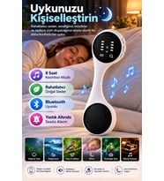 Lexroo Bluetooth Uyumlu Yastık Altı Uyku Hoparlörü Sessiz Alarm Doğal Sesler 8 Saat Müzik Dinleme