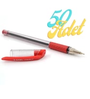 Adel Griply Tükenmez Kalem Kırmızı 0.7 mm İnce Uçlu 50 Adet