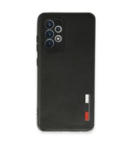 Samsung Galaxy A72 Kılıf Loop Deri Silikon - Siyah