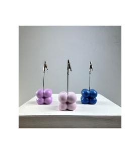 Bubble Not Tutucu 3'lü Set ( Pembe-lila - Gri Mavi)