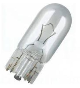 12V/5W Dipsiz Park/Gösterge Ampulu Beyaz Cam