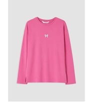 LCW Young Pembe Kelebek Nakışlı Kadın Pijama Üstü