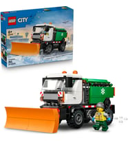 LEGO 60490 City Kar Küreme Aracı Oyuncağı - Sürücü Minifigürlü Model Kamyon Yapım Seti