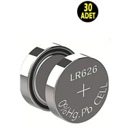 30 ADET AG4 LR626 377A V377 SR626 177 LR66 606 SR626SW lin 1.5V Düğme Pil