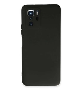 Poco X3 GT Kılıf Nano içi Kadife Silikon - Siyah