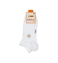 Dündar Kadın Modal Plus Patik Çorap Pastel Renk 4506 - 12 Adet  (Beyaz)