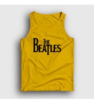 Presmono Unisex Sarı Logo The Beatles Atlet 114668tt (Sarı)